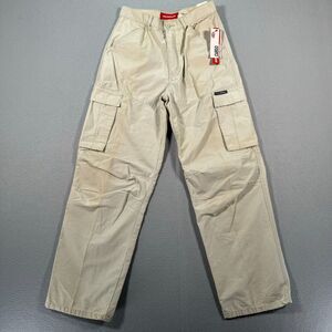 Vintage Unionbay Cargo Pants Boys 18 Beige Straight Leg Utility Pockets‎ Jeans